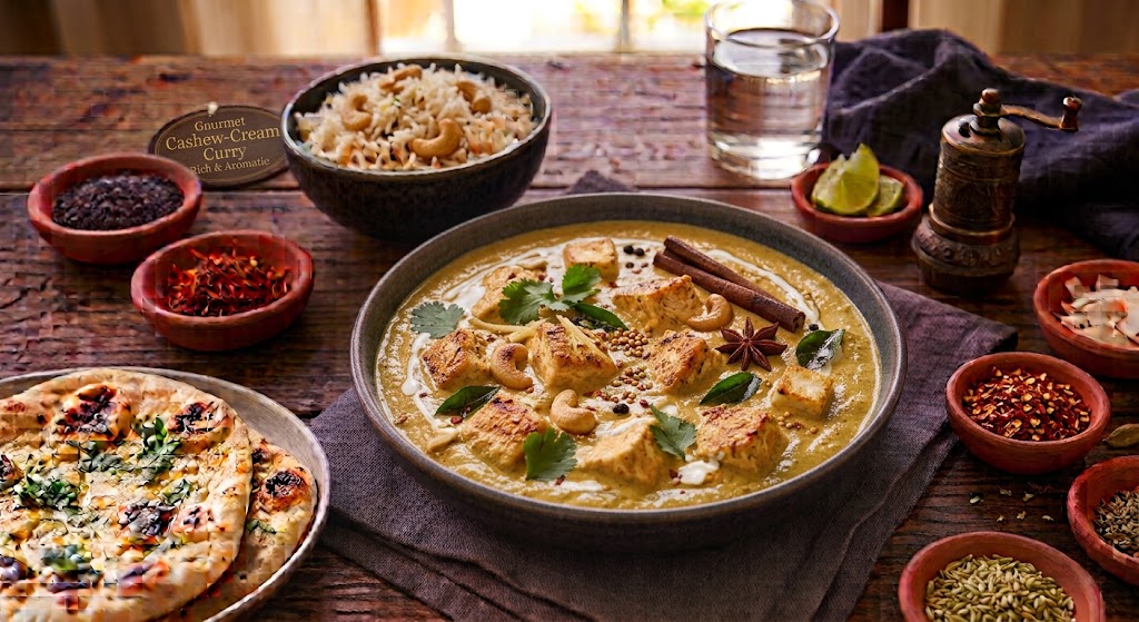 Cashew-cream curry