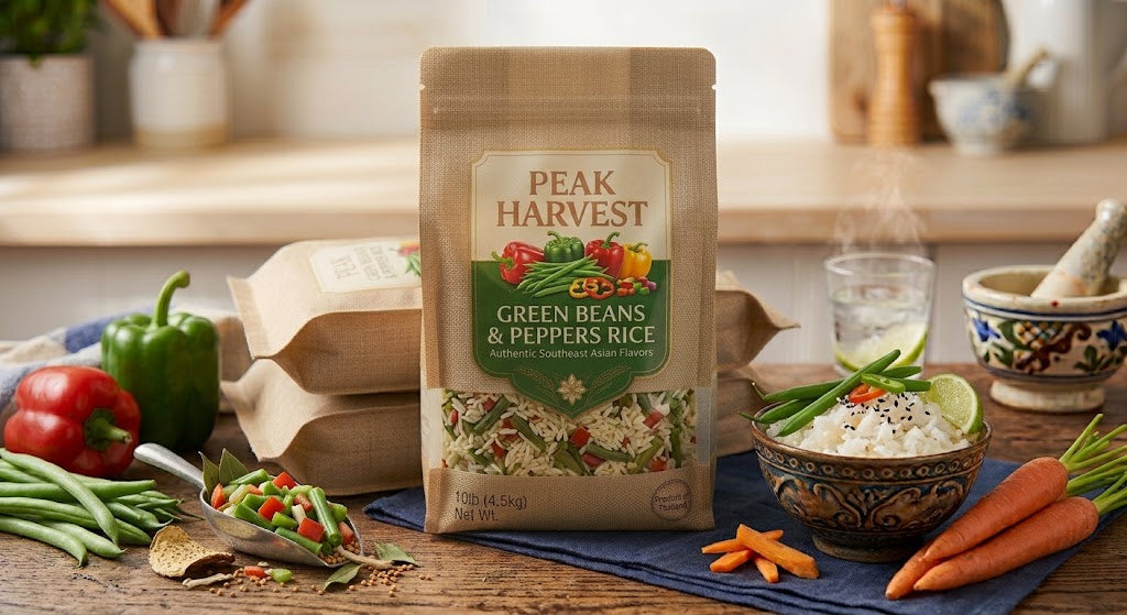 Green beans & peppers
