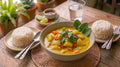 Yellow coconut curry