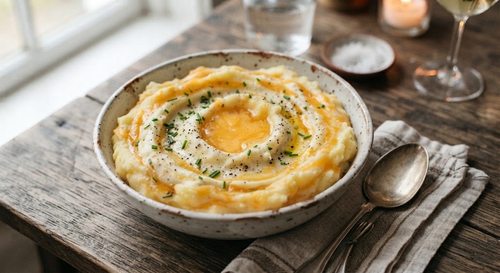Cheddar mashed potatoes