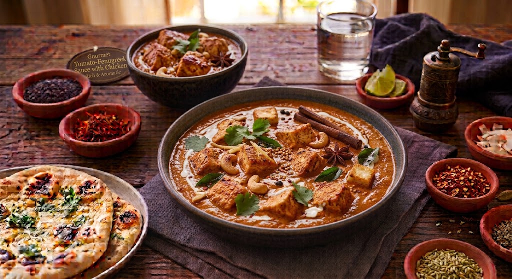 Tomato-fenugreek sauce