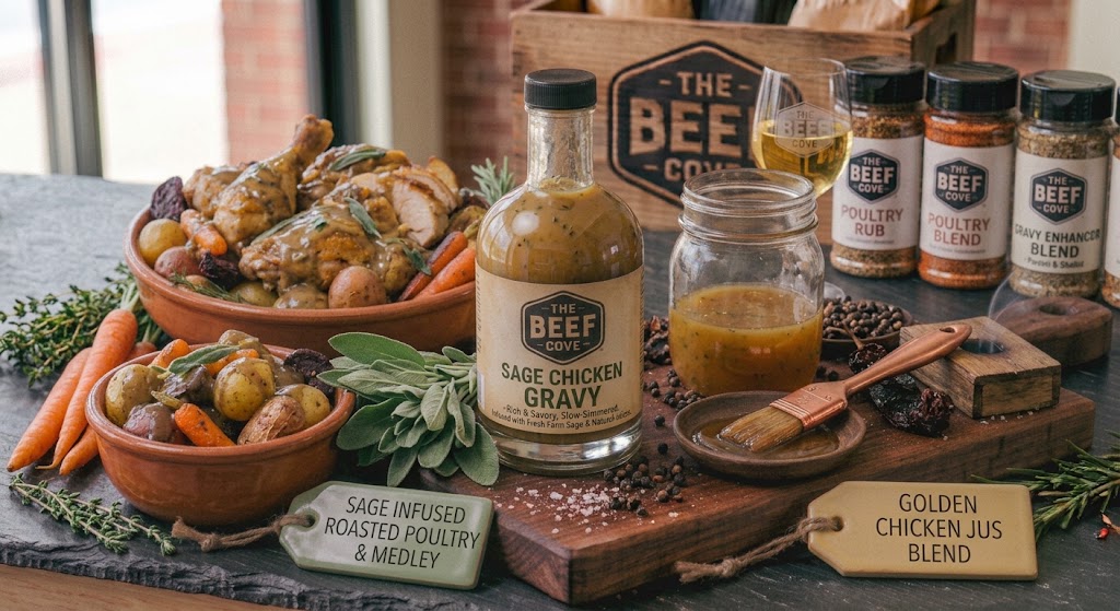 Sage chicken gravy