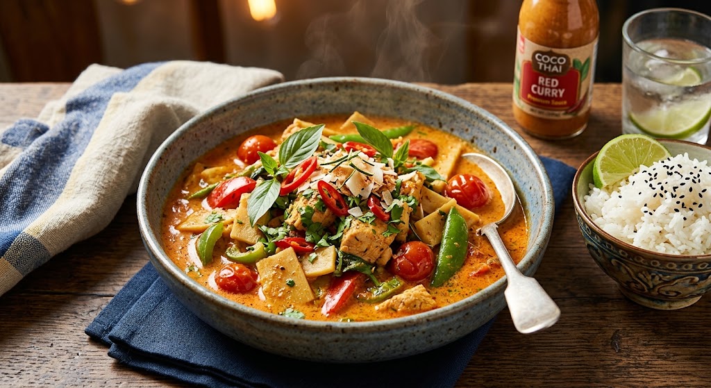 Red coconut curry