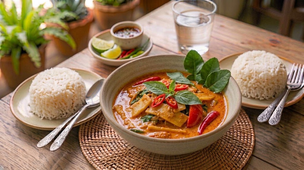 Red coconut curry