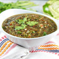 Roasted tomatillo chile verde