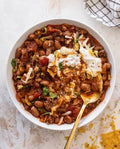 Pinto beans & peppers