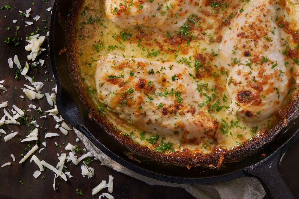 Garlic-Parmesan cream