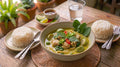 Green coconut curry